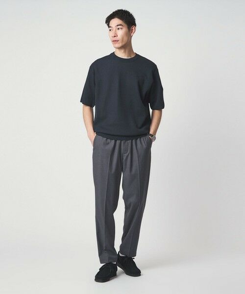 green label relaxing / グリーンレーベル リラクシング Tシャツ | BREEZY ペーパー 半袖 クルーネック ニット Tシャツ -ハンドウォッシャブル・抗菌・通気性- | 詳細15