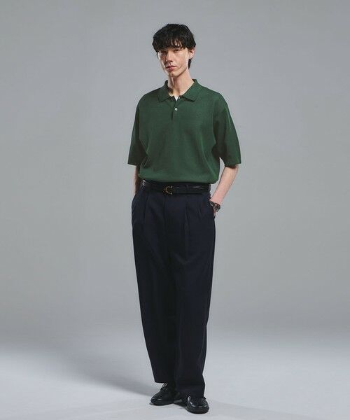 green label relaxing / グリーンレーベル リラクシング ニット・セーター | BREEZY ペーパー 半袖 ポロシャツ -ハンドウォッシャブル・抗菌・通気性- | 詳細13