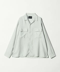 green label relaxing / グリーンレーベル リラクシング シャツ・ブラウス | ナイロン ツイル オープンカラー シャツ ブルゾン -撥水-