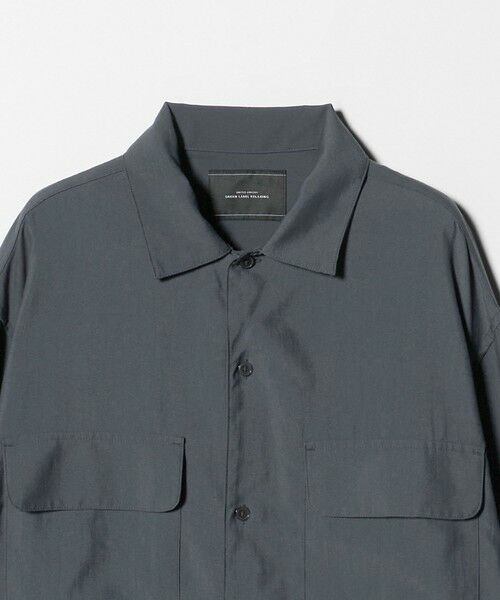 green label relaxing / グリーンレーベル リラクシング シャツ・ブラウス | ナイロン ツイル オープンカラー シャツ ブルゾン -撥水- | 詳細19