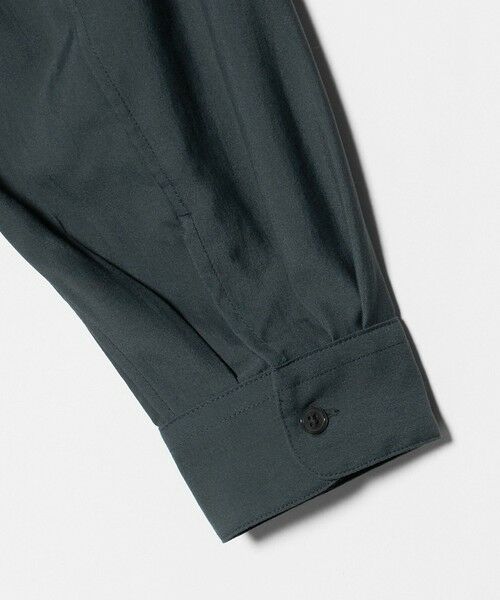 green label relaxing / グリーンレーベル リラクシング シャツ・ブラウス | ナイロン ツイル オープンカラー シャツ ブルゾン -撥水- | 詳細11