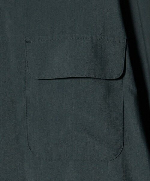 green label relaxing / グリーンレーベル リラクシング シャツ・ブラウス | ナイロン ツイル オープンカラー シャツ ブルゾン -撥水- | 詳細13