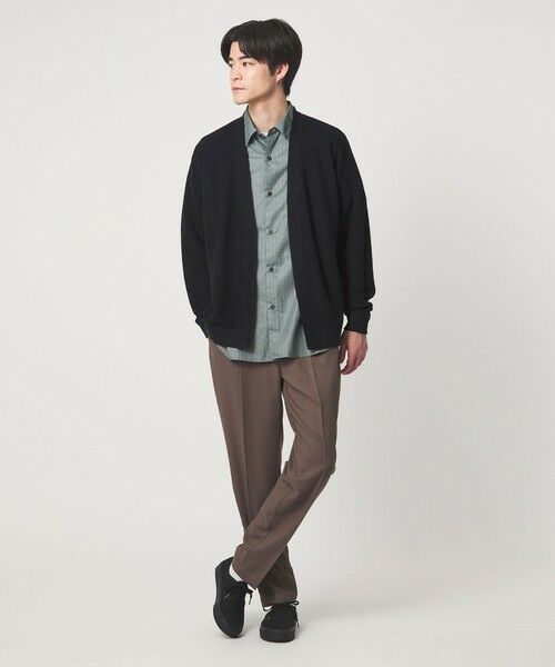 green label relaxing / グリーンレーベル リラクシング カーディガン・ボレロ | リネン アゼ イージーカーディガン | 詳細3