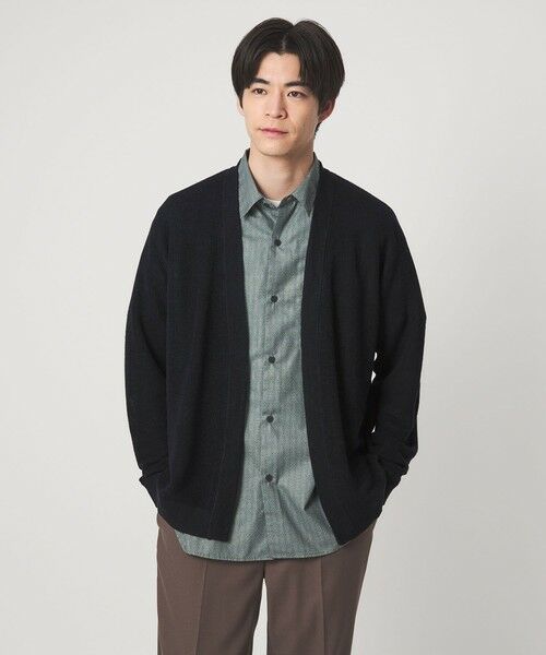 green label relaxing / グリーンレーベル リラクシング カーディガン・ボレロ | リネン アゼ イージーカーディガン | 詳細2
