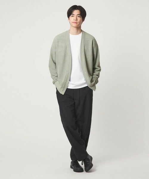 green label relaxing / グリーンレーベル リラクシング カーディガン・ボレロ | リネン アゼ イージーカーディガン | 詳細9