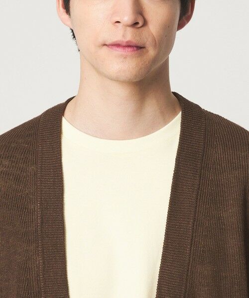 green label relaxing / グリーンレーベル リラクシング カーディガン・ボレロ | リネン アゼ イージーカーディガン | 詳細19