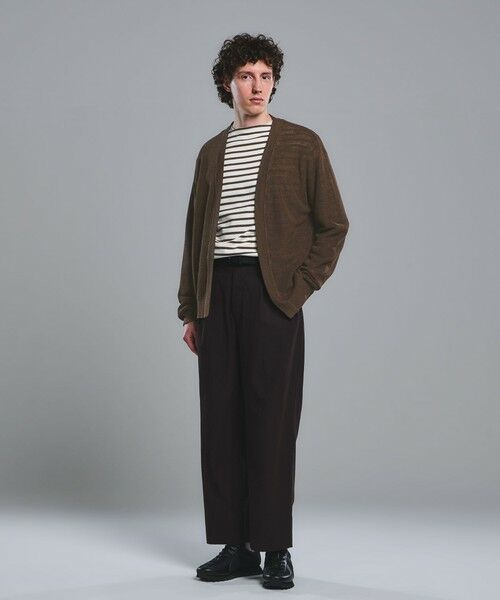 green label relaxing / グリーンレーベル リラクシング カーディガン・ボレロ | リネン アゼ イージーカーディガン | 詳細13