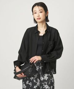 green label relaxing / グリーンレーベル リラクシング シャツ・ブラウス | エアリー シアー ロングスリーブ シャツ ウォッシャブル 接触冷感