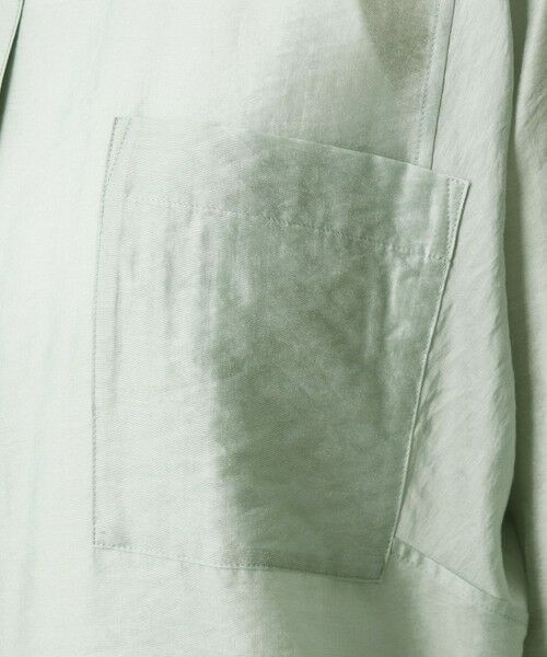 green label relaxing / グリーンレーベル リラクシング シャツ・ブラウス | エアリー シアー ロングスリーブ シャツ ウォッシャブル 接触冷感 | 詳細29