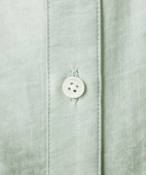 green label relaxing / グリーンレーベル リラクシング シャツ・ブラウス | エアリー シアー ロングスリーブ シャツ ウォッシャブル 接触冷感 | 詳細30