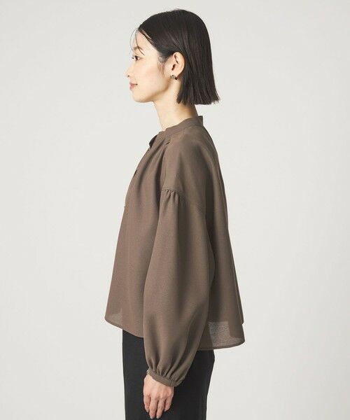 green label relaxing / グリーンレーベル リラクシング シャツ・ブラウス | 袖ボリューム ギャザー ブラウス マシンウォッシャブル 通気性 | 詳細10
