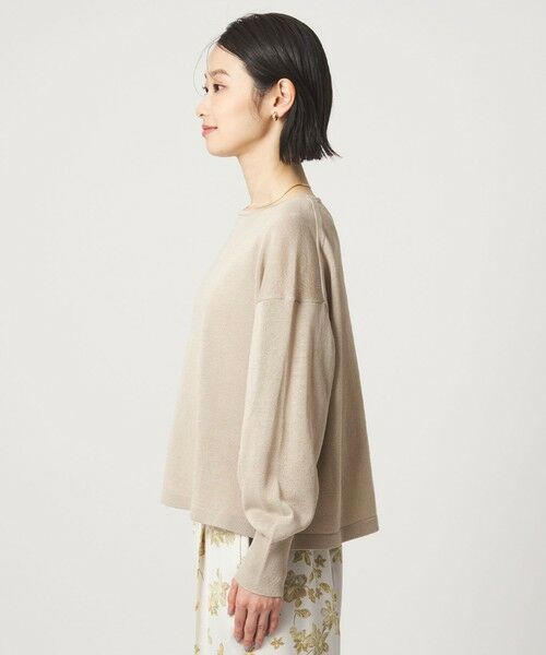 green label relaxing / グリーンレーベル リラクシング ニット・セーター | シャーリー ワイド プルオーバー ニット ウォッシャブル | 詳細6