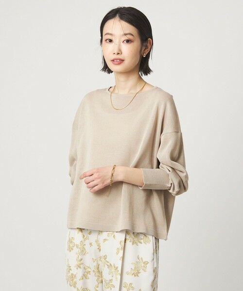 green label relaxing / グリーンレーベル リラクシング ニット・セーター | シャーリー ワイド プルオーバー ニット ウォッシャブル | 詳細2