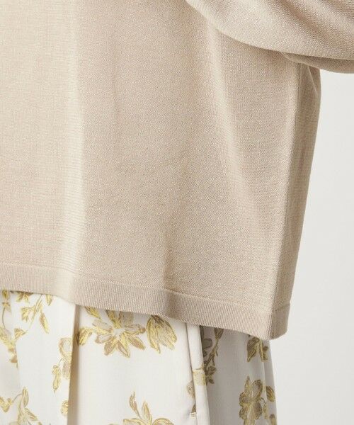 green label relaxing / グリーンレーベル リラクシング ニット・セーター | シャーリー ワイド プルオーバー ニット ウォッシャブル | 詳細10