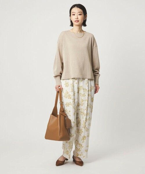 green label relaxing / グリーンレーベル リラクシング ニット・セーター | シャーリー ワイド プルオーバー ニット ウォッシャブル | 詳細4