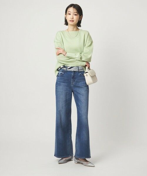 green label relaxing / グリーンレーベル リラクシング ニット・セーター | シャーリー ワイド プルオーバー ニット ウォッシャブル | 詳細13