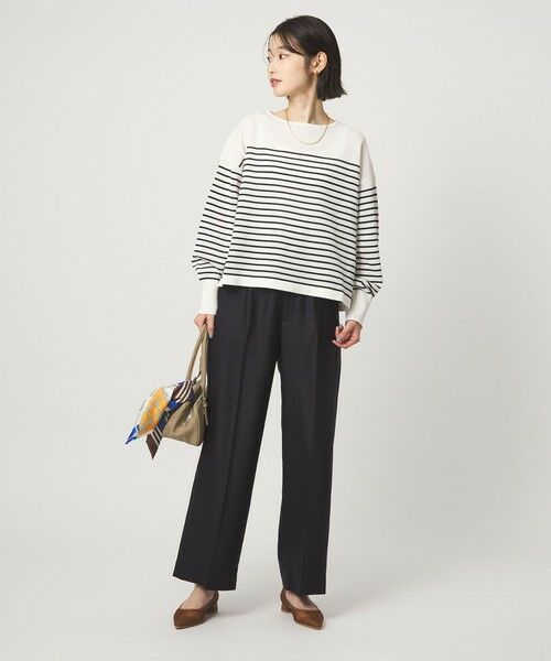 green label relaxing / グリーンレーベル リラクシング ニット・セーター | シャーリー ワイド プルオーバー ニット ウォッシャブル | 詳細19