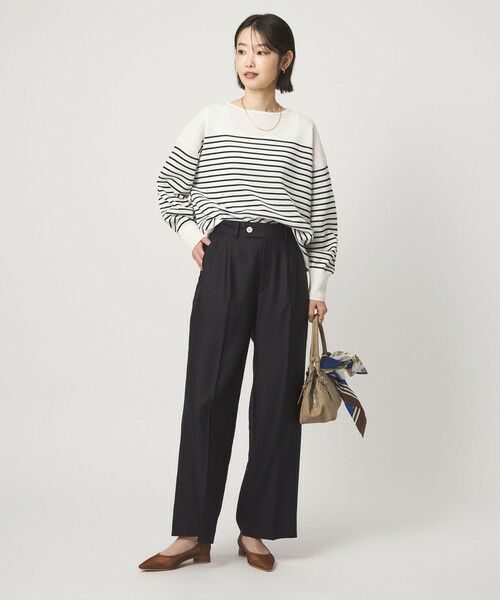 green label relaxing / グリーンレーベル リラクシング ニット・セーター | シャーリー ワイド プルオーバー ニット ウォッシャブル | 詳細20