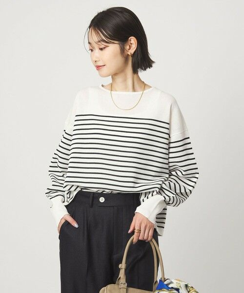 green label relaxing / グリーンレーベル リラクシング ニット・セーター | シャーリー ワイド プルオーバー ニット ウォッシャブル | 詳細16