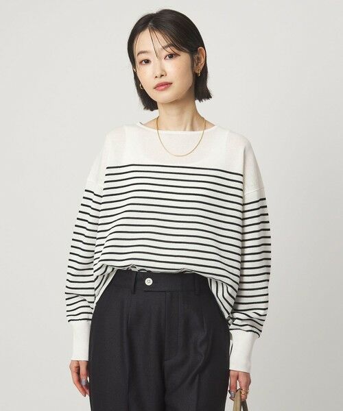 green label relaxing / グリーンレーベル リラクシング ニット・セーター | シャーリー ワイド プルオーバー ニット ウォッシャブル | 詳細17