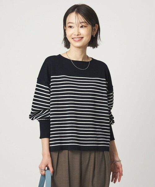 green label relaxing / グリーンレーベル リラクシング ニット・セーター | シャーリー ワイド プルオーバー ニット ウォッシャブル | 詳細22