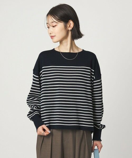 green label relaxing / グリーンレーベル リラクシング ニット・セーター | シャーリー ワイド プルオーバー ニット ウォッシャブル | 詳細23