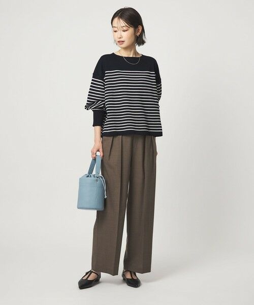 green label relaxing / グリーンレーベル リラクシング ニット・セーター | シャーリー ワイド プルオーバー ニット ウォッシャブル | 詳細24