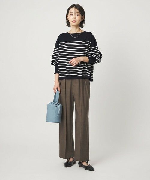 green label relaxing / グリーンレーベル リラクシング ニット・セーター | シャーリー ワイド プルオーバー ニット ウォッシャブル | 詳細25