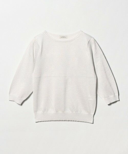 green label relaxing / グリーンレーベル リラクシング ニット・セーター | ラメ 6分袖 ニット プルオーバー | 詳細4
