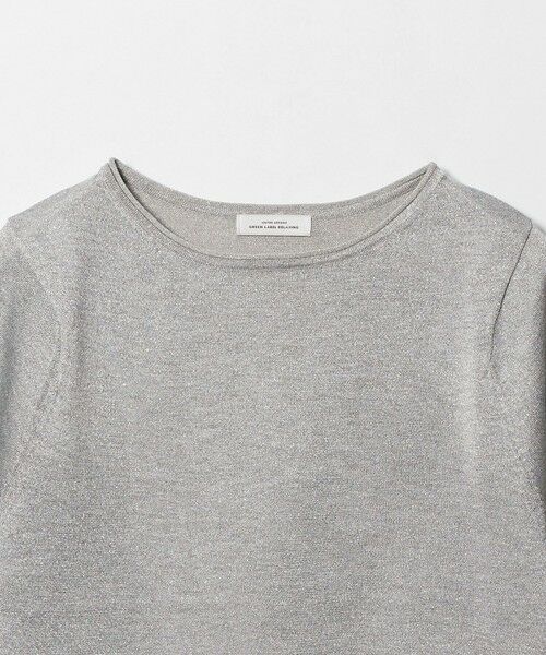 green label relaxing / グリーンレーベル リラクシング ニット・セーター | ラメ 6分袖 ニット プルオーバー | 詳細16