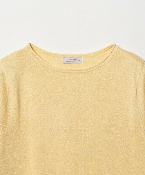 green label relaxing / グリーンレーベル リラクシング ニット・セーター | ラメ 6分袖 ニット プルオーバー | 詳細25