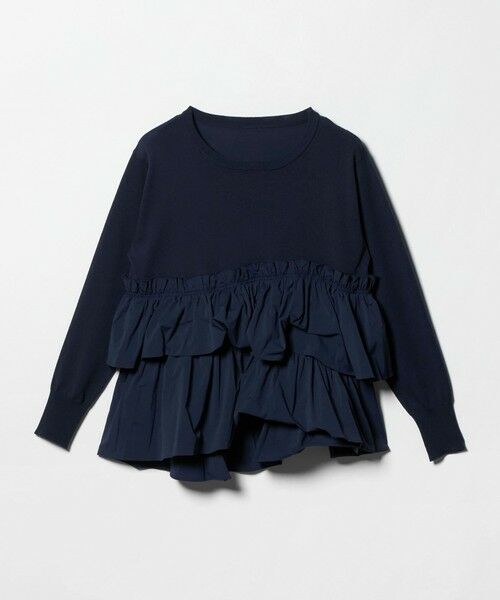 green label relaxing / グリーンレーベル リラクシング ニット・セーター | ティアード ドッキング プルオーバー ニット 3 | 詳細29