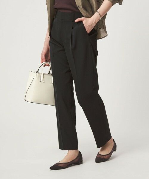 green label relaxing / グリーンレーベル リラクシング スラックス・ドレスパンツ | ［size SHORT/TALLあり］サラフール テーパード パンツ | 詳細2