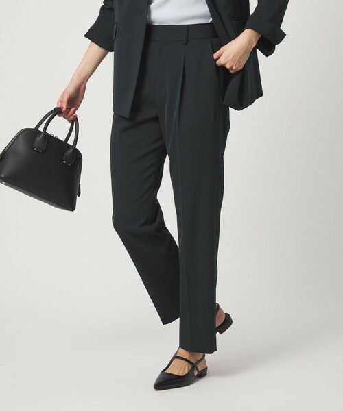 green label relaxing / グリーンレーベル リラクシング スラックス・ドレスパンツ | ［size SHORT/TALLあり］サラフール テーパード パンツ | 詳細20