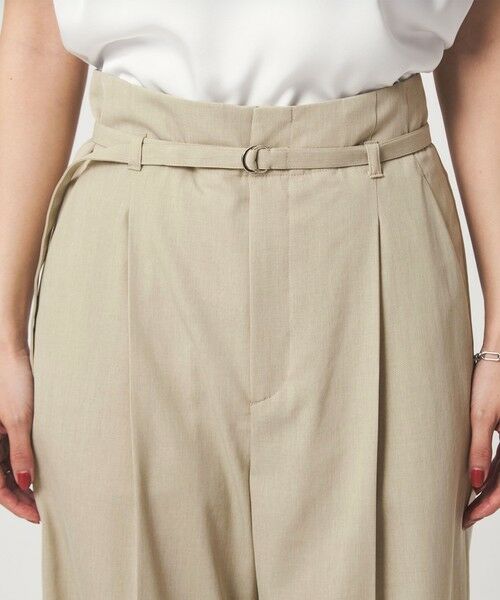 green label relaxing / グリーンレーベル リラクシング スラックス・ドレスパンツ | ［size SHORT/TALLあり］サラフール ワイド パンツ ストレッチ 接触冷感 UVカット | 詳細9