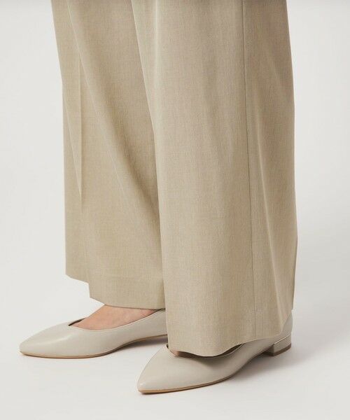 green label relaxing / グリーンレーベル リラクシング スラックス・ドレスパンツ | ［size SHORT/TALLあり］サラフール ワイド パンツ ストレッチ 接触冷感 UVカット | 詳細12