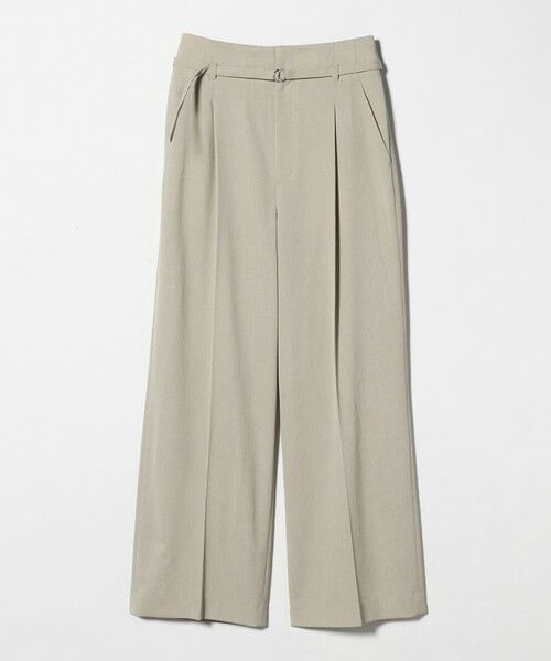 green label relaxing / グリーンレーベル リラクシング スラックス・ドレスパンツ | ［size SHORT/TALLあり］サラフール ワイド パンツ ストレッチ 接触冷感 UVカット | 詳細14