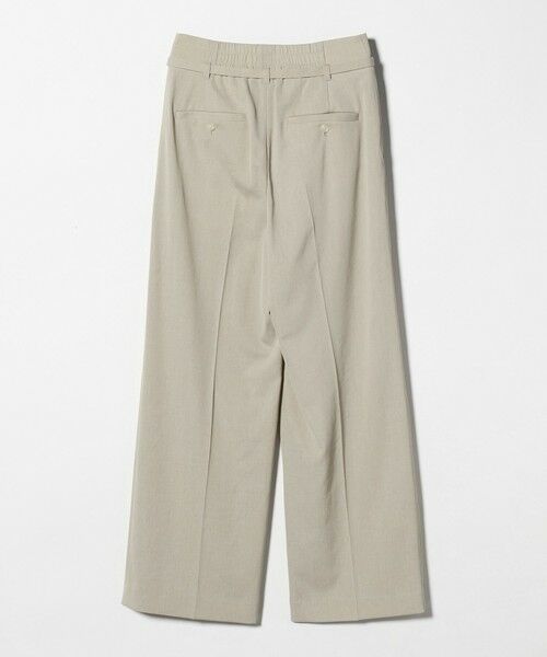 green label relaxing / グリーンレーベル リラクシング スラックス・ドレスパンツ | ［size SHORT/TALLあり］サラフール ワイド パンツ ストレッチ 接触冷感 UVカット | 詳細15