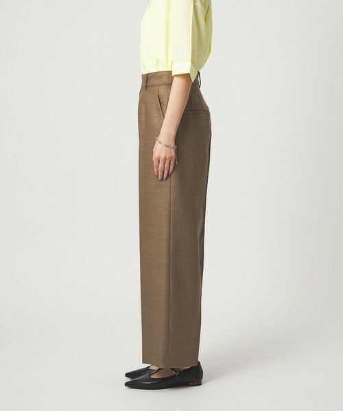 green label relaxing / グリーンレーベル リラクシング スラックス・ドレスパンツ | ［size SHORT/TALLあり］リネンライク ストレート パンツ | 詳細11