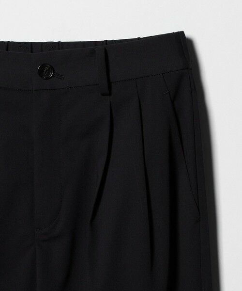 green label relaxing / グリーンレーベル リラクシング スラックス・ドレスパンツ | ［size SHORT/TALLあり］Daily Chic タック スリム パンツ | 詳細1