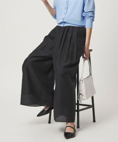 green label relaxing / グリーンレーベル リラクシング その他パンツ | ［size SHORTあり］エアリー シアー イージー ワイド パンツ