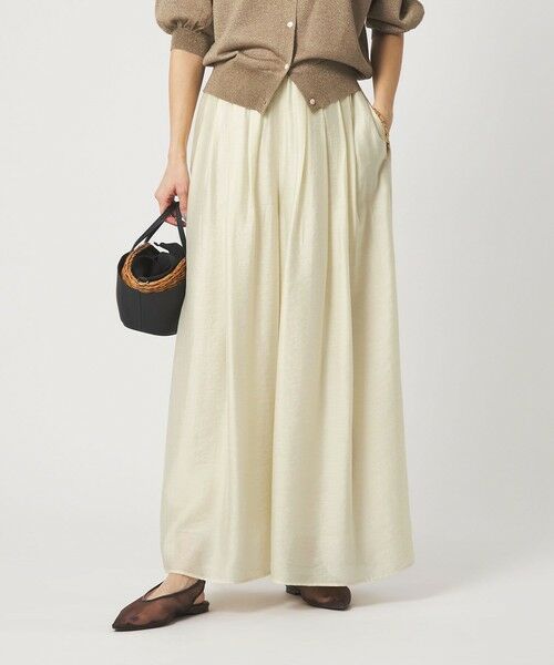 green label relaxing / グリーンレーベル リラクシング その他パンツ | ［size SHORTあり］エアリー シアー イージー ワイド パンツ | 詳細3