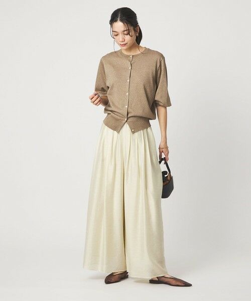 green label relaxing / グリーンレーベル リラクシング その他パンツ | ［size SHORTあり］エアリー シアー イージー ワイド パンツ | 詳細4