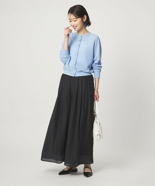 green label relaxing / グリーンレーベル リラクシング その他パンツ | ［size SHORTあり］エアリー シアー イージー ワイド パンツ | 詳細9