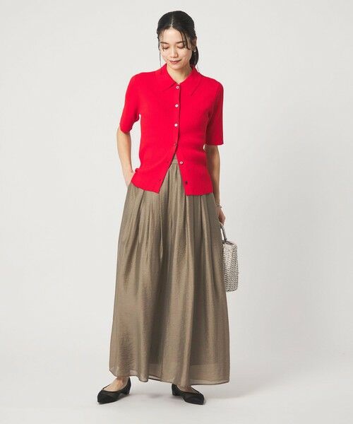 green label relaxing / グリーンレーベル リラクシング その他パンツ | ［size SHORTあり］エアリー シアー イージー ワイド パンツ | 詳細17