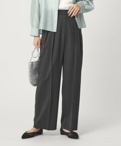 green label relaxing / グリーンレーベル リラクシング スラックス・ドレスパンツ | ［size SHORT/TALLあり］Daily Chic コンフィ— ワイド パンツ