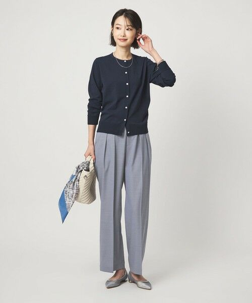 green label relaxing / グリーンレーベル リラクシング スラックス・ドレスパンツ | ［size SHORT/TALLあり］Daily Chic コンフィ— ワイド パンツ | 詳細27