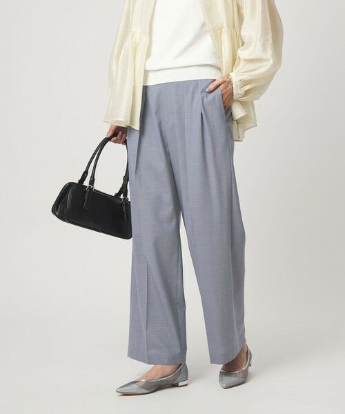 green label relaxing / グリーンレーベル リラクシング スラックス・ドレスパンツ | ［size SHORT/TALLあり］Daily Chic コンフィ— ワイド パンツ | 詳細16