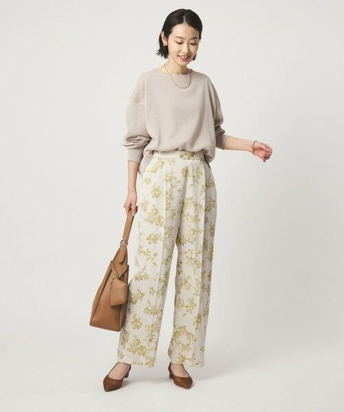 green label relaxing / グリーンレーベル リラクシング その他パンツ | フラワー プリント パンツ | 詳細5