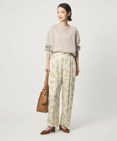 green label relaxing / グリーンレーベル リラクシング その他パンツ | フラワー プリント パンツ | 詳細3
